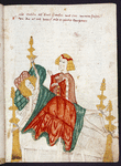 Rubric; miniature of Delilah binding Samson to a bed
