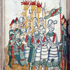 Rubric and miniature showing army