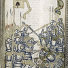Rubric and full-page miniature showing a battle