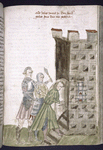 Rubric and full-page miniature of Joseph put in prison