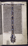 Column of illustrations of Creation. Rubric