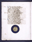 Text with red and blue initials, rubrics, one chart showing map of the world