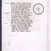 Text with red and blue initials, rubrics, one chart