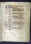 Opening page of calendar