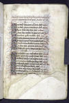 Alphabetical index, through the first letter only, to the psalms with reference to folio number in roman numerals