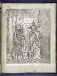 Christ and the Devil, with gold and red