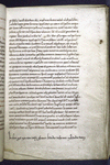 Text with note of ownership and warning by monastery of St. Martin of Tournai -- "Liber sancti martini tornacii servantii benedictio auferenti maledictio amen." Prickings clearly visible