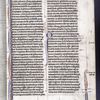 Beginning of Jerome's letter as prologue; 5-line initial with elaborate puzzle initial and penwork in border