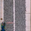 Miniature of Christ, book name at top of page