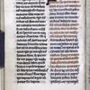 Opening of John XIII with 2-line initial.  John 13-18 are written with verses alternating red and blue