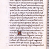 Page of text with catchword and 1-line red and gold placemarker