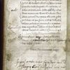 Explicit of text, partially blurred and rewritten? Note in later hand