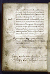 Explicit of text, partially blurred and rewritten? Note in later hand