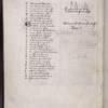 Explicit of text, with initials