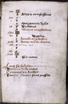 Opening page of calendar with French note at bottom