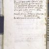 Note in later hand