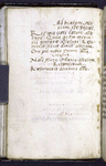 Note in later hand