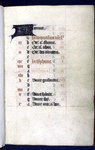 Opening of calendar