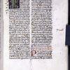 Large and small initial, placemarkers and rubrics, marginal note