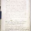 Opening of the "Capituli"; rubric and large red initial. Eight signatures at bottom. Hand 1