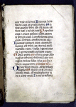 Opening of text, 1-line and 2-line red and blue initials; hand 1