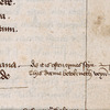 Middle English marginal note: "As it is often tymes seyn...."