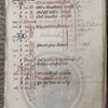 Opening of calendar.  Label at top, mostly torn away, "de Ligi"