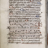 Text with initials and music