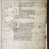 Opening of text, red initials, marginal and interlinear notations, hand 1