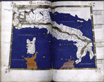 Sixth map of Europe (Italy, Corsica), in full gold border