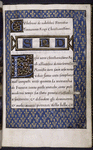 Opening of main text; border with fleur-de-lys. Initials
