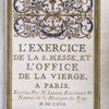 Title page, with gold and flower decorations, scribe name and date
