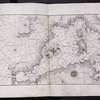 Portolan map showing the Western Mediterranean, including both the European and African coasts