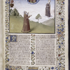Opening of vol. 3, large miniature, full border, 5-line initial, coat of arms, hand A