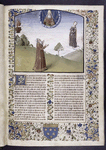 Opening of vol. 3, large miniature, full border, 5-line initial, coat of arms, hand A