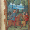 Full-page miniature of riding, in May