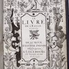 Title page of the "Livre de l'Ecclesiaste," with border design including putti, Esther Inglis' name, date