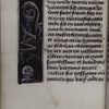 Page of text, lateral border with initials and death's head