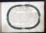 Dedication to John Lord Petre, with border of leaves