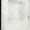 Note (partially defaced) about ownership of the book by Jacques d'Armagnac