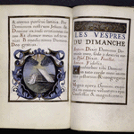 Text with miniature of the Resurrection, and opening of prayers for Sunday vespers