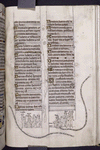 Line drawings only, without color, for the illustration on quire 14 (ff. 107-114v)