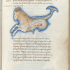 Miniature of Capricorn, with text and 1-line blue initial