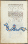 Miniature of Hydra with Crater and Corvus, with text