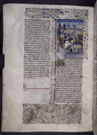 Miniature showing a bloody slaughter inside a walled city, with Triaria prominent among the wounded warriors.