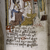 Woodcut of Christ in Limbo, in the Harrowing of Hell
