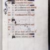 Opening page of calendar for the month of January with ranking of the feasts