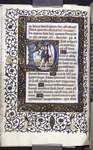 Historiated initial of the Fool and a devil for the psalm, "Dixit insipiens in corde suo"