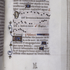 Page with music: square notation on 4-line red staves
