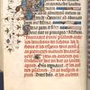 Page of text with initials (some sprouting vines into border)